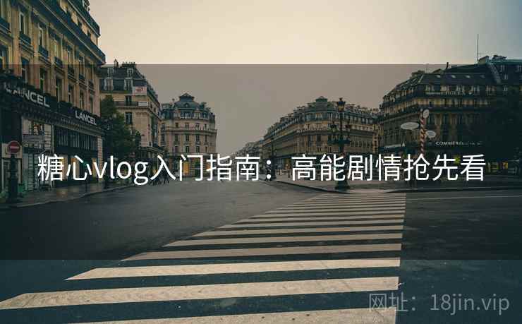 糖心vlog入门指南：高能剧情抢先看